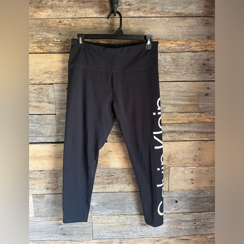 Black Calvin Klein workout pants